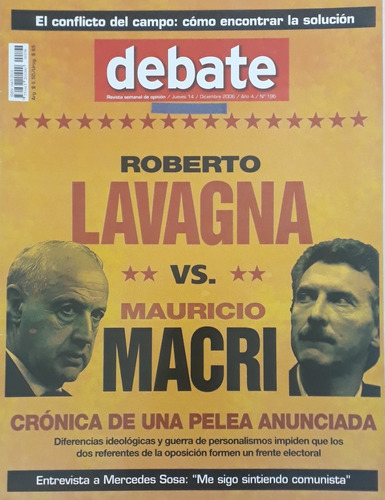 Revista Debate Lavagna Vs. Macri