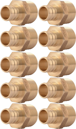 Adaptador Macho Mnpt De 3/4 Pulgadas, Paquete De 10, Accesor