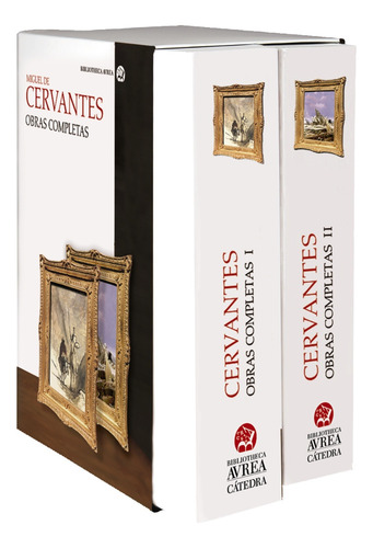 Estuche Obras completas Cervantes Vols. I y II, de Cervantes, Miguel de. Editorial Cátedra en español, 2016