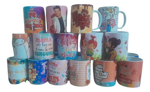 Tazones-tazas Personalizadas Pack 12 Unidades 