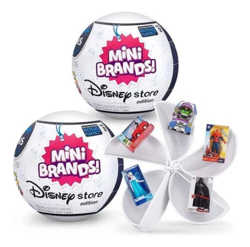 5 Mini Brands Disney Mystery 2 Cápsulas Coleccionables