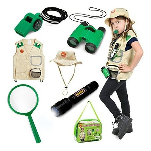 Disfraz Born Toys Backyard Safari Chaleco Y Traje Con Kit
