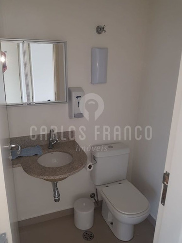 Imagem 8 de 8 de Conjunto Comercial De 38m², Com Ar-condicionado, Vão Livre, Banheiro, Sacada, 1 Vaga - Água Branca - Cf64968