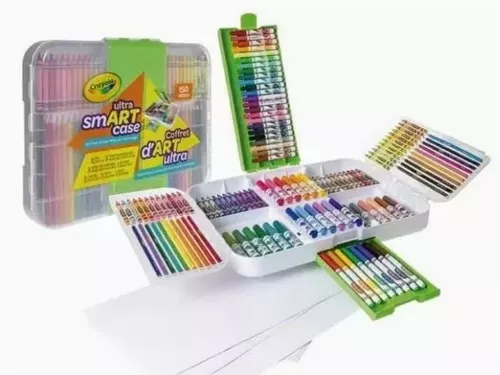 Set de Arte de 150 Piezas con Maleta Organizadora - Crayola Ultra smART  case - Librería IRBE Bolivia