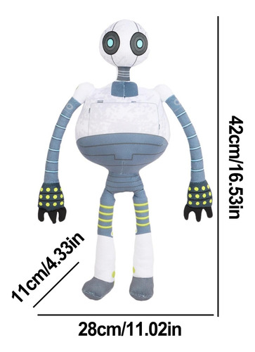 Peluche Robot Salvaje Rozzum 7134 Dreamworks Animation 42cm