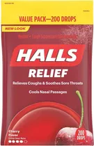 Comprar Caramelos Halls Relief Cherry Flavor Cereza Alivia Garganta