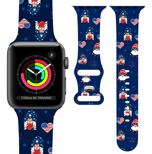 Banda De Reloj Del Día De La Independencia Para Apple Watch