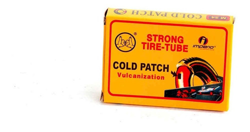 Imagen 1 de 3 de Caja De Parches Cold Patch Para Bicicleta 24 Piezas