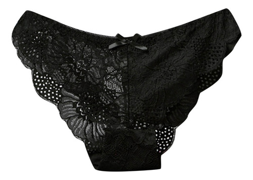 Bragas De Mujer Con Bonito Diseño De Lazo, Encaje Completo,