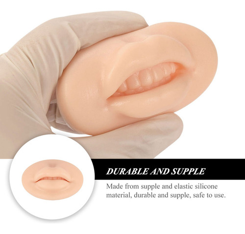 Práctica De Tatuaje De Piel De Labios Postizos Y Cejas