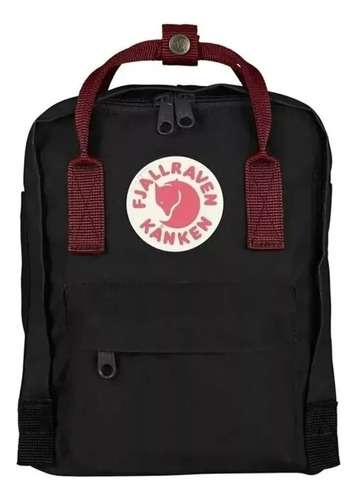 Mochila Kanken Classic Fjallraven Sueca 16 L Black Ox Red