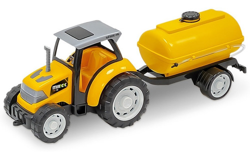 Miniatura Maxx Trator Rural Fazendeiro Brinquedo Tanque Agua
