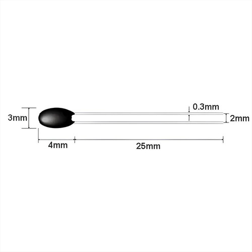 20 X Sensor Temperatura Termistor Ntc 10k, Mf52, -30 A 110 C