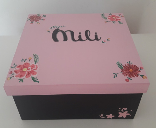 Caja Regalo Para Cintas 15 Años Pintada A Mano Personalizada