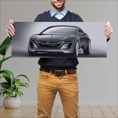 Cuadro 30x80cm Auto 2013 Opel Monza Concept