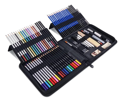 Kit 83 Lápices De Arte Profesionales Arte Para Bocetos Color Del Trazo