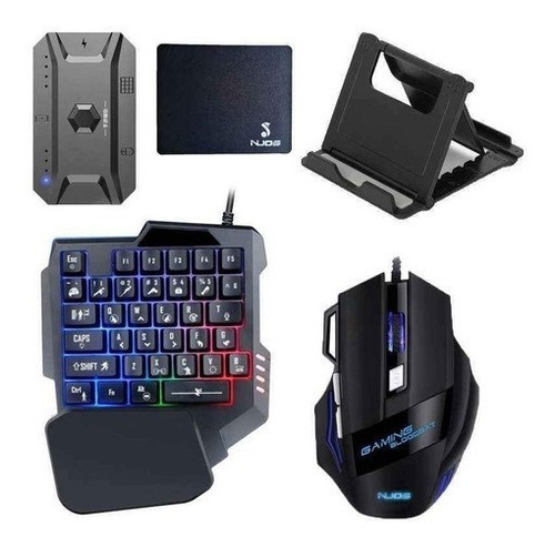 Comb Gamer Para Celular Free Fire Call Of Duty Teclado Mouse