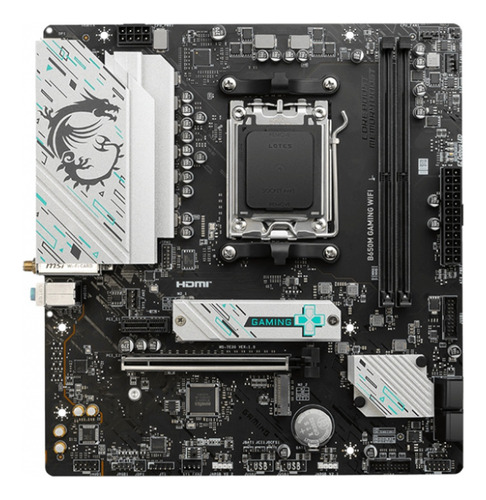 Tarjeta Madre Msi B650m Gaming Wifi Socket Am5 2x Ddr5 7800