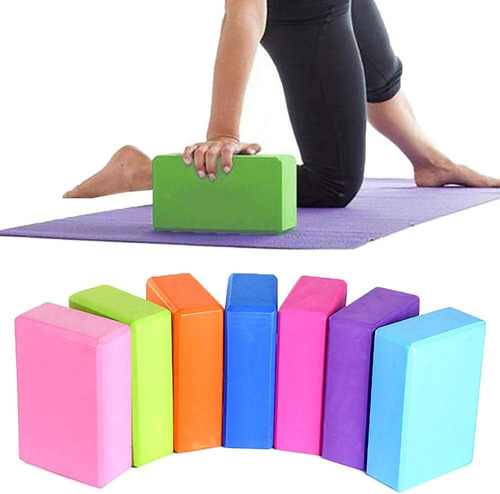 Ladrillo Yoga Bloque Goma Eva Pilates Varios Color - Sportex
