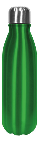 6 Botellas De Aluminio Verde Chloe 550 Ml 