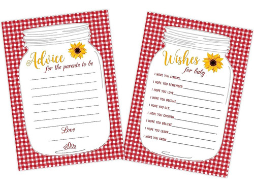 Su Evento Principal Imprime Tarjetas De Consejos De Baby Sho