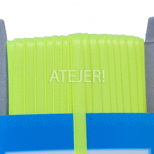 Imagen 2 de 2 de Elástico Para Lencería Fluo Brotel 310406 6mm X 20 Metros