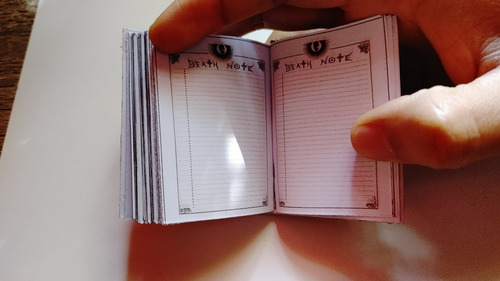 Llavero Libreta De Death Note