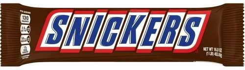 Snickers Barra De Chocolate Gigante Navideña De Snickers