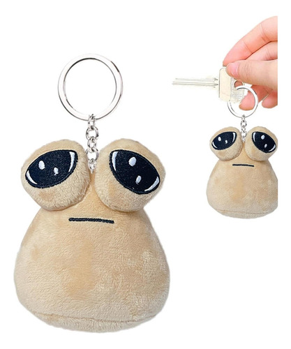 1pcs-peluche De 10 Cm,juguete De Peluche Alien Pou Llavero