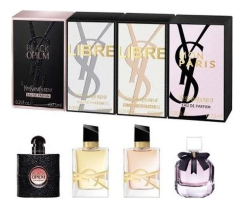 Set De Perfumes Yves Saint Laurent Ysl Libre, Mon Paris, Bla