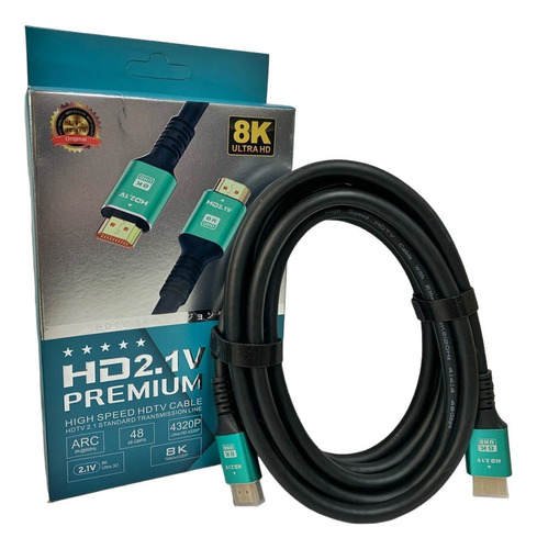 Cable Hdmi 2.1 8k Alta Velocidad Ultra Hd Ps5 Series X 3 M