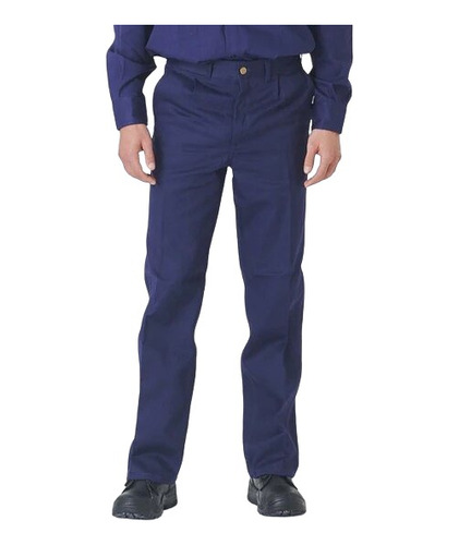Pantalon Ombu Clasico Azul Marino Trabajo Grafa Talle 38