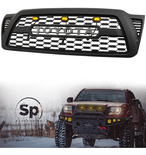 Imagen 1 de 8 de Parrilla Frontal Toyota Tacoma 2005-2011 Off Road Nueva Luz