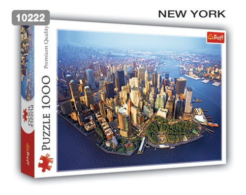 Rompecabeza Puzzle X 1000 Piezas New York Trefl 10222