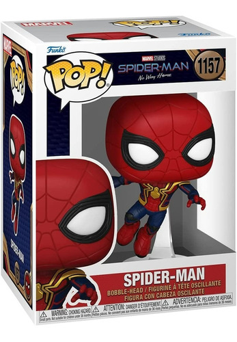 Funko Pop Marvel Spiderman Nwh Tom Holland Saltando #1157