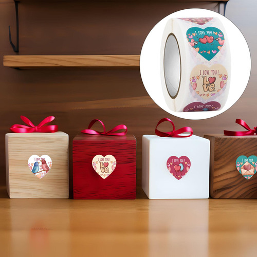 1 6 Pegatinas De San Valentín, Sellos, Ramo De Ramo, Estilo