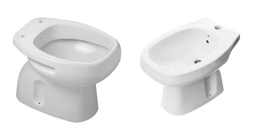 Inodoro Completo Inodoro Corto Bidet 1 Agujero Monaco Roca