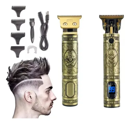 Máquina De Cortar Cabelo Fazer Barba Acabamento Com Visor Menor preço em Máquina De Cortar Cabelo Fazer Barba Acabamento Com Visor