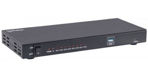 Video Splitter Manhattan Hdmi 8 Puertos De Video Negro /vc