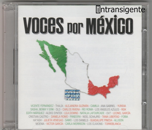 Voces Por Mexico - Lila Downs Fey Ov7 Thalia Moenia (2 Cd)
