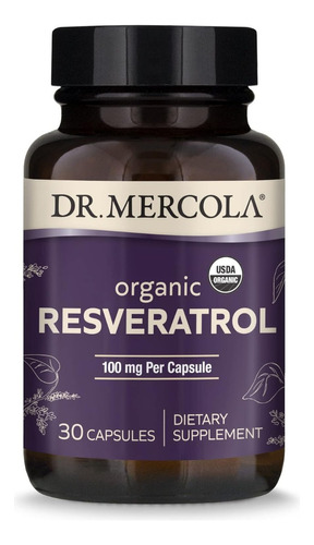 Resveratrol Orgánico 100 Mg Dr. Mercola 30 Cápsulas
