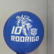 Comprar Globos Estampados Personalizados De Tranformers