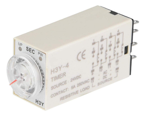 Temporizador Retardo H3y-4 Rele Tiempo Estado Solido Control