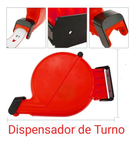 *rollo* De Turno, *dispensador*, Turnero, Equipo