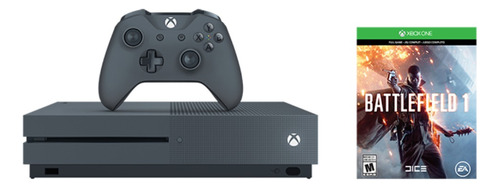 Microsoft Xbox One S 500GB Battlefield 1 Bundle cor  cinza-tempestade