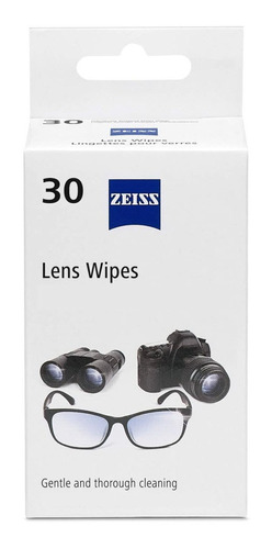 30 Toallitas Humedas Zeiss Wipes Lentes Pantallas Celulares