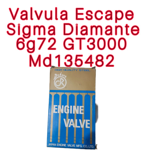 Valvulas Escape Mitsubishi Sigma Diamante Gt 3000 4g72