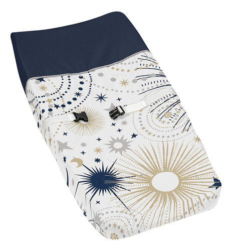 Sweet Jojo Designs Star And Moon - Funda Para Cambiador De B