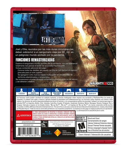 Imagen 2 de 10 de The Last Of Us Remasterizado Ps4 Juego Original Físico