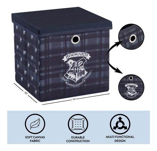 Cubo De Almacenamiento Plegable Harry Potter 25 Cm X 25 Cm X
